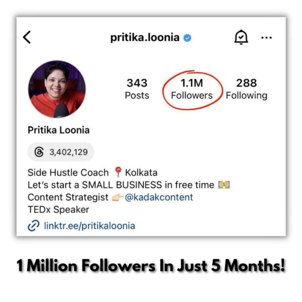 Pritika loonia Instagram Growth Course - The Course Gallery
