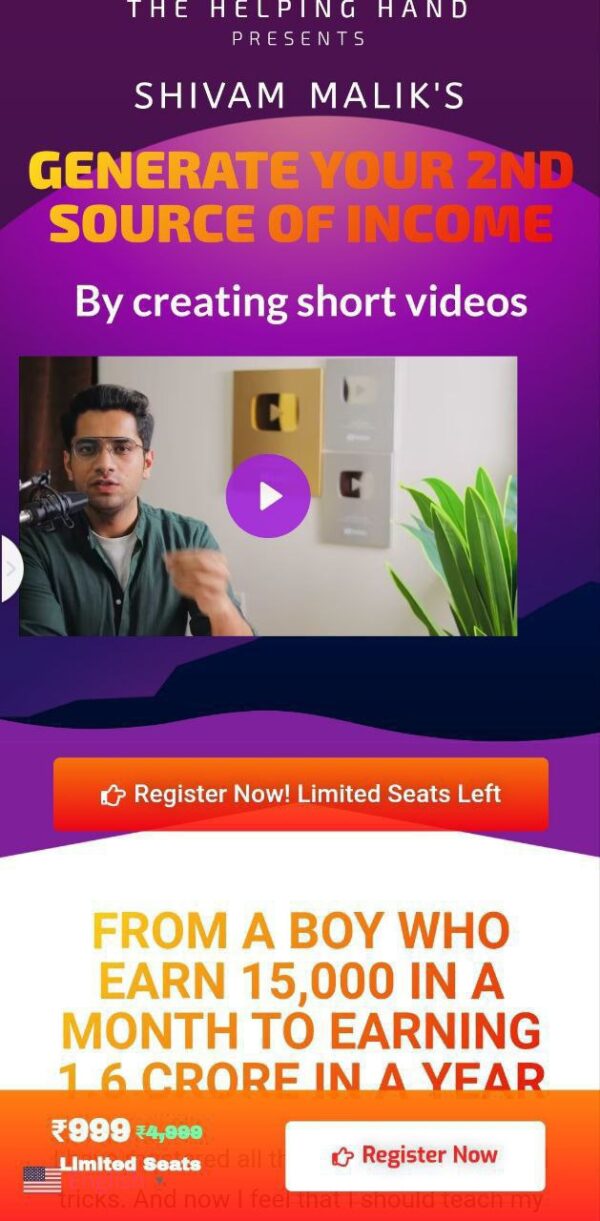 Shivam Malik Short Video Mastery Course - The Course Gallery